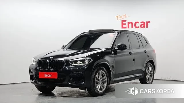 BMW X3 (G01) 2021 Черный из Кореи