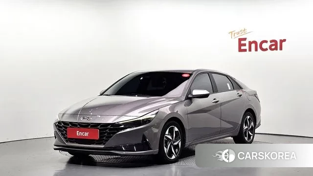 Hyundai Avante Hybrid (CN7) 2022 Серебристо-серый из Кореи