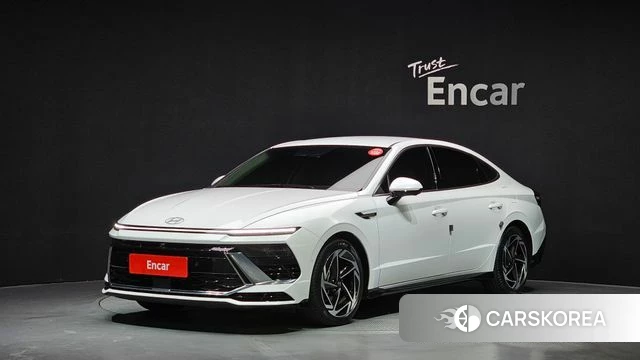 Hyundai Sonata D Edge Hybrid (DN8) 2024 Белый из Кореи
