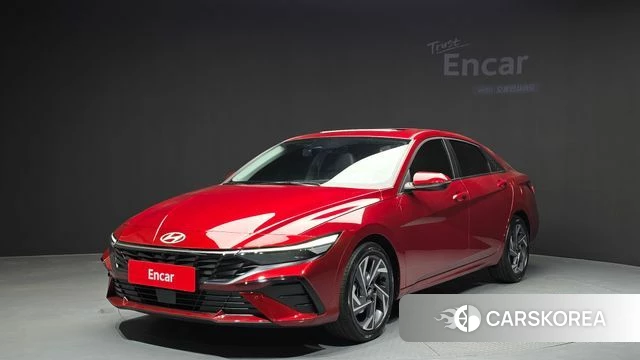 Hyundai The New Avante (CN7) 2025 Красный из Кореи