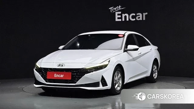 Hyundai Avante (CN7) 2020 Белый из Кореи