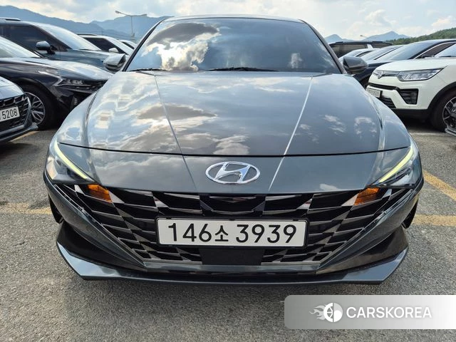 Hyundai Avante (CN7) 2022 Серый из Кореи
