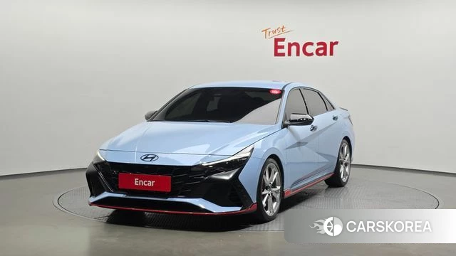 Hyundai Avante (CN7) 2023 Синий из Кореи