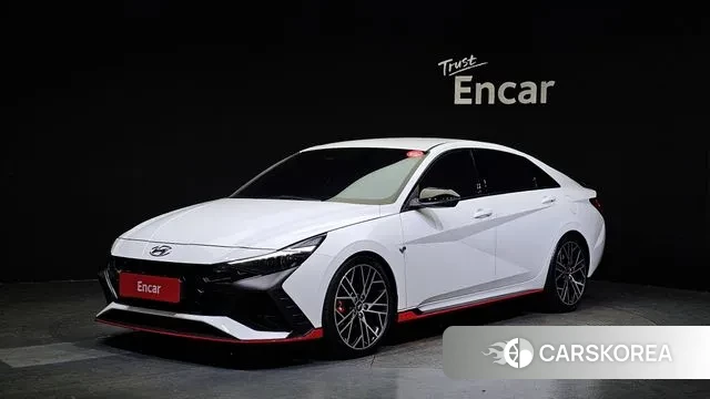 Hyundai Avante (CN7) 2022 Белый из Кореи