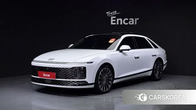 Hyundai Grandeur Hybrid (GN7) 2023 Белый из Кореи