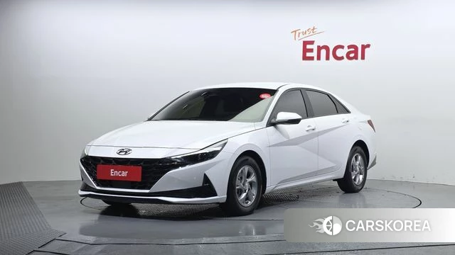 Hyundai Avante (CN7) 2020 Белый из Кореи