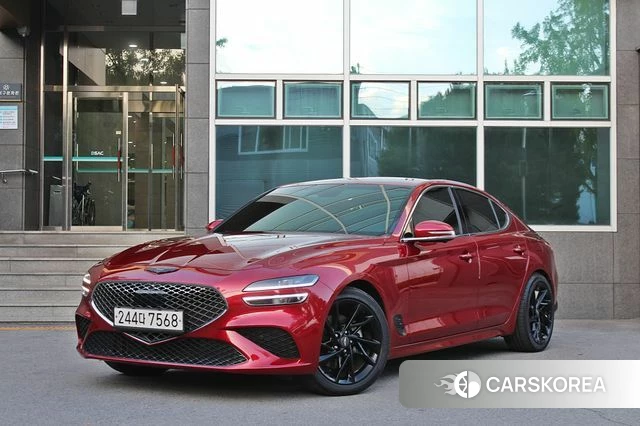Genesis The New G70 2021 Красный из Кореи