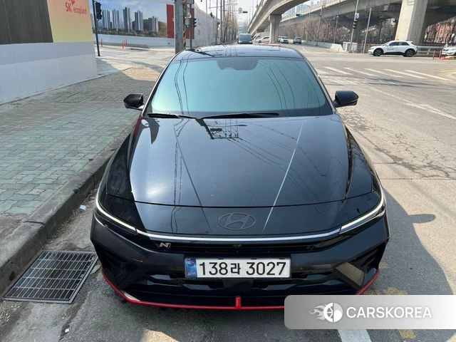 Hyundai The New Avante (CN7) 2024 Черный из Кореи