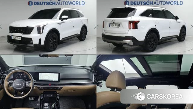 Kia The New Sorento 4th Generation 2024 Белый из Кореи