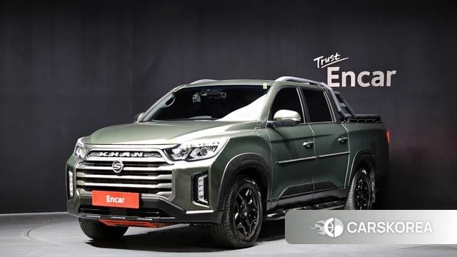 Ssangyong The New Rexton Sports Cannes 2021 Светло-зеленый из Кореи