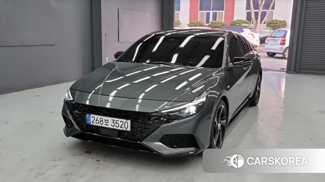 Hyundai Avante (CN7) 2021 Серый из Кореи