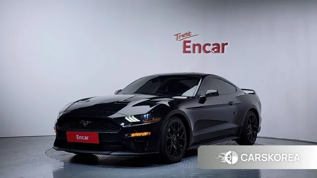 Ford Mustang 2018 Черный из Кореи