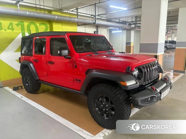 Jeep Wrangler (JL) 2020 Красный из Кореи