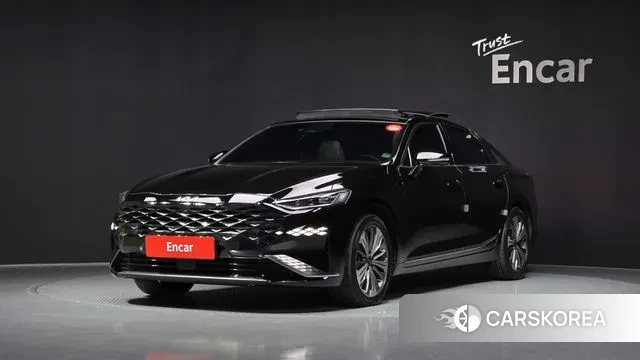 Kia K8 Hybrid 2023 Черный из Кореи