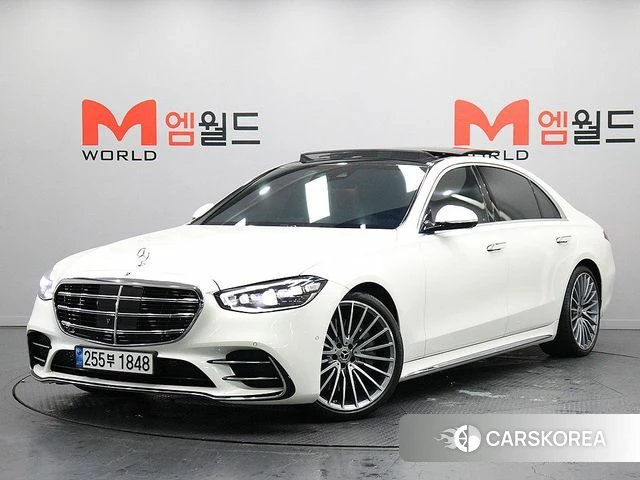 Mercedes-Benz S-Class W223 2023 Белый из Кореи