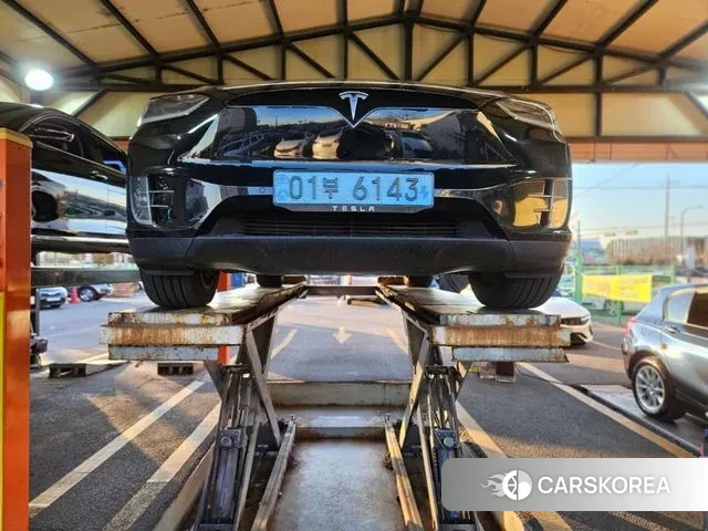 Tesla Model X 2020 Черный из Кореи