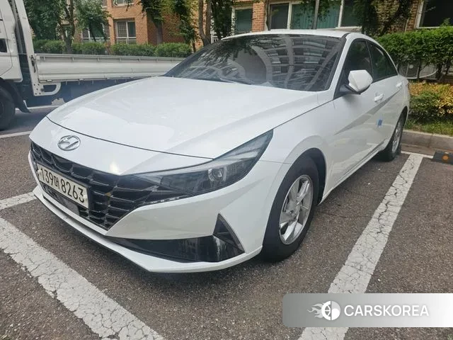 Hyundai Avante (CN7) 2020 Белый из Кореи