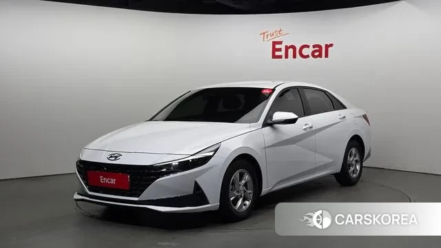 Hyundai Avante (CN7) 2021 Белый из Кореи