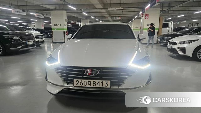 Hyundai Sonata (DN8) 2021 Белый из Кореи