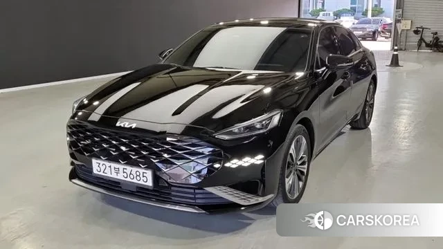 Kia K8 Hybrid 2021 Черный из Кореи