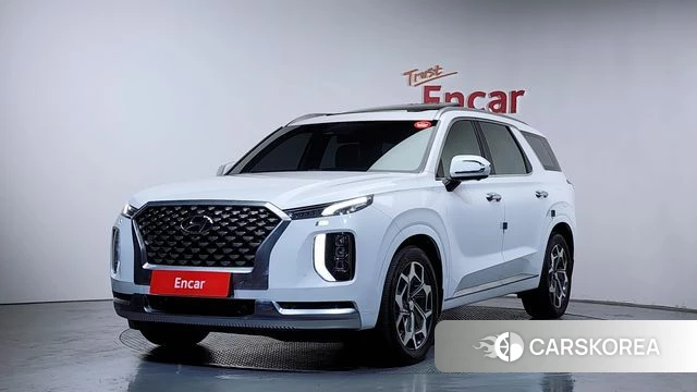 Hyundai Palisade 2021 Белый из Кореи