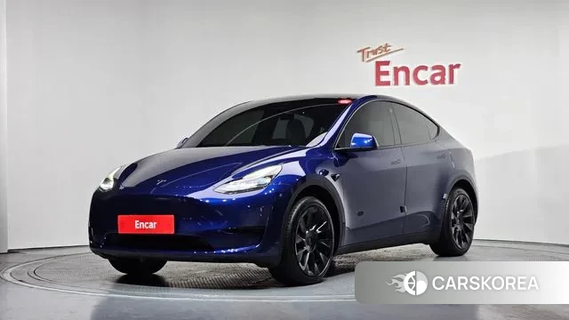 Tesla Model Y 2023 Синий из Кореи