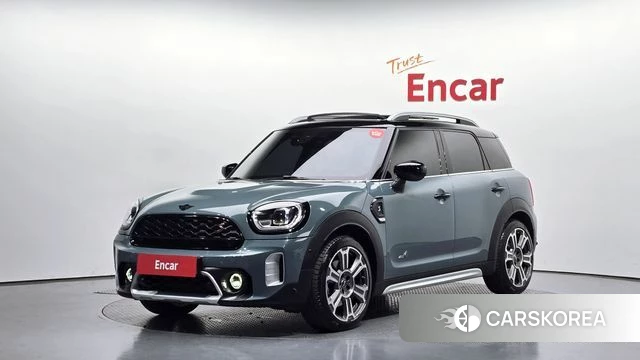 Mini Cooper S Countryman 2022 Небесно-голубой из Кореи