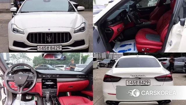Maserati Quattroporte 2021 Белый из Кореи