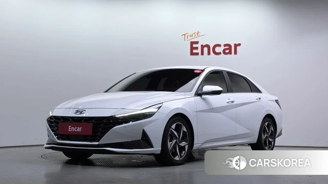 Hyundai Avante (CN7) 2021 Белый из Кореи