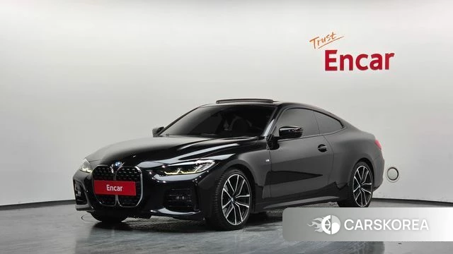 BMW 4 Series (G22) 2023 Черный из Кореи