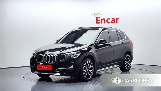 BMW X1 (F48) 2022 Черный из Кореи