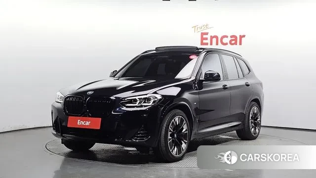 BMW iX3 2022 Синий из Кореи
