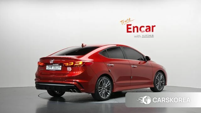 Hyundai Avante AD 2018 Оранжевый из Кореи
