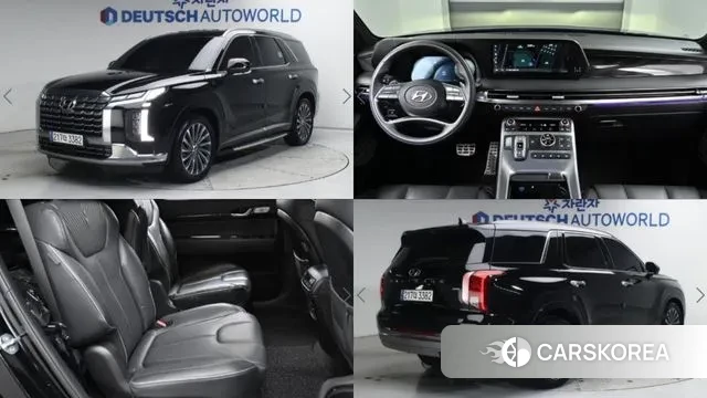 Hyundai The New Palisade 2023 Черный из Кореи