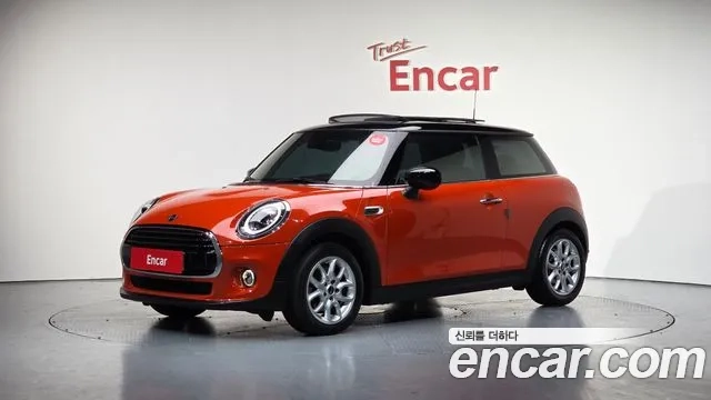 Mini Cooper 2021 Оранжевый из Кореи