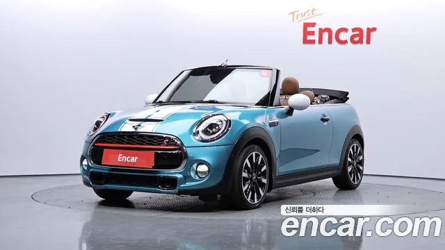 Mini Cooper S Convertible 2018 Синий из Кореи