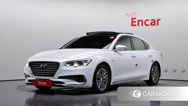 Hyundai Grandeur IG Hybrid 2018 Белый из Кореи