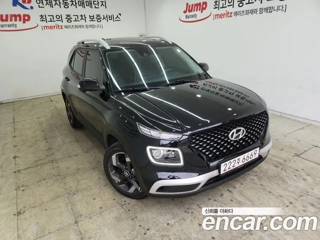Hyundai Venue 2019 Черный из Кореи