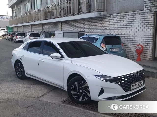 Hyundai The New Grandeur IG Hybrid 2021 Белый из Кореи