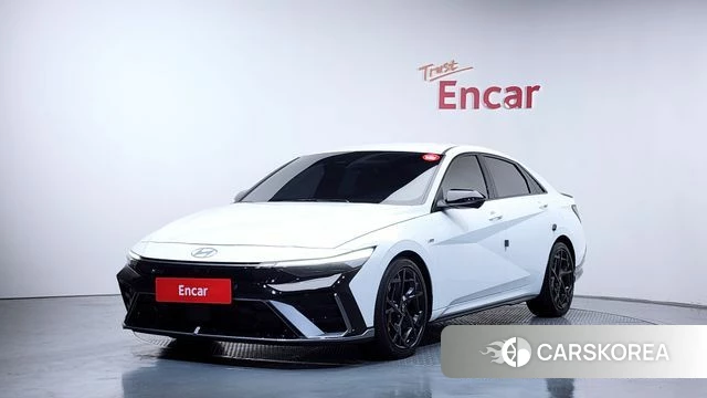 Hyundai The New Avante (CN7) 2025 Белый из Кореи