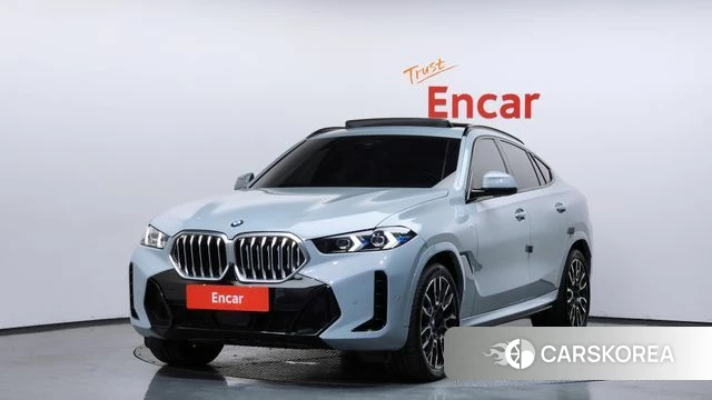 BMW X6 (G06) 2024 Светло-серебряный цвет из Кореи