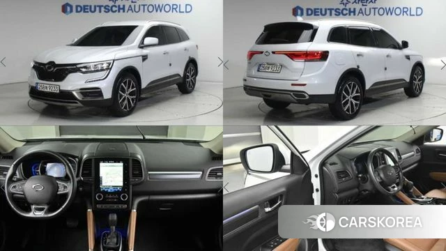 Renault Korea (Samsung) The New QM6 2022 Белый из Кореи