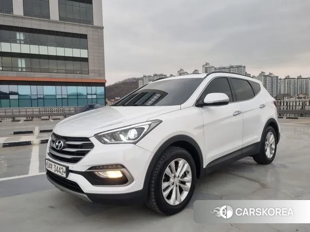 Hyundai Santa Fe The Prime 2018 Белый из Кореи