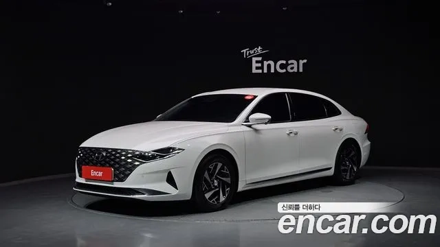 Hyundai The New Grandeur IG Hybrid 2021 Белый из Кореи