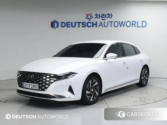 Hyundai The New Grandeur IG Hybrid 2021 Белый из Кореи