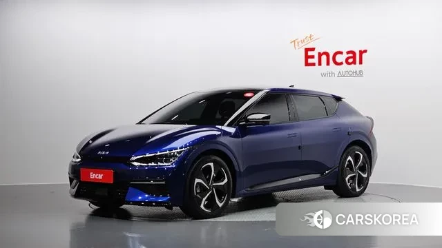 Kia EV6 2022 Синий из Кореи