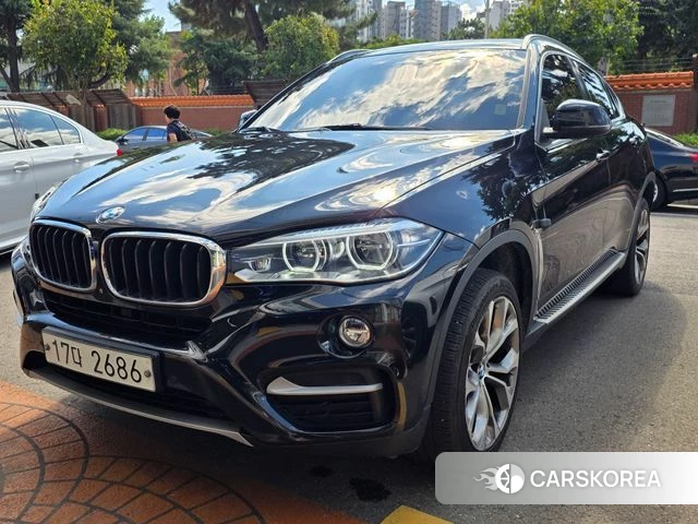 BMW X6 (F16) 2018 Черный из Кореи