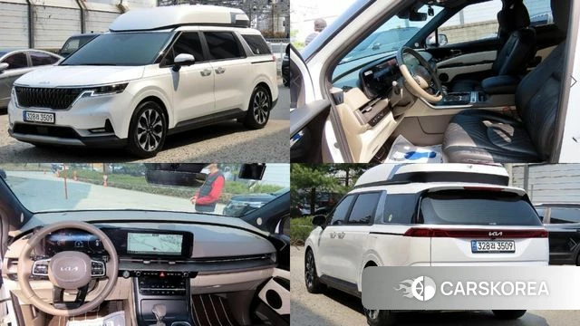 Kia Carnival 4th generation 2023 Белый из Кореи