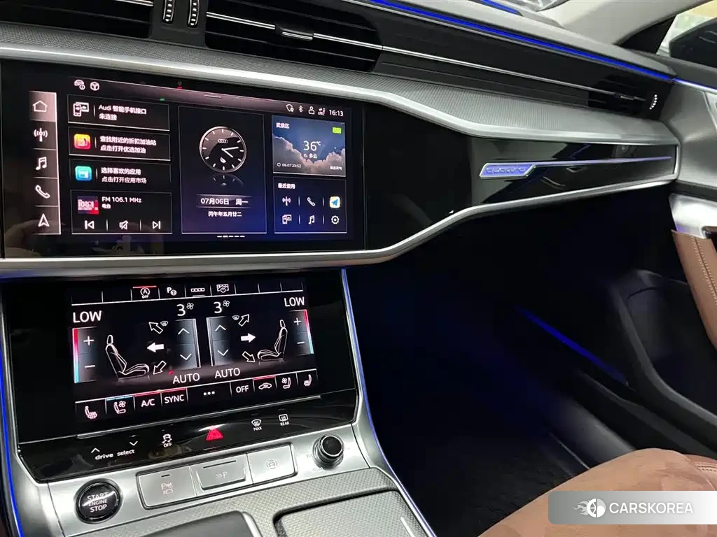 Audi A7L 2024 Черный из Китая