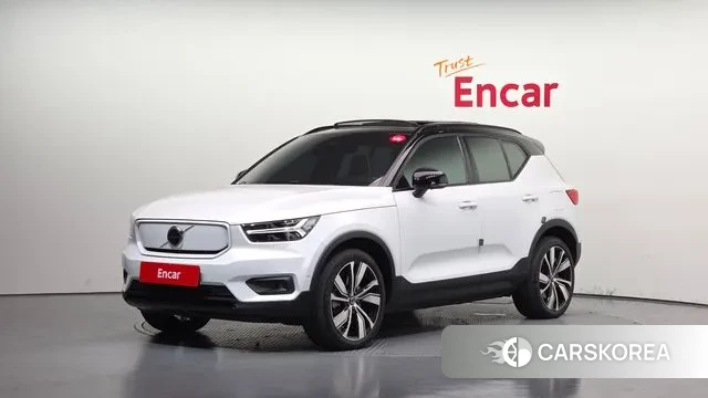 Volvo XC40 Richards 2022 Белый из Кореи